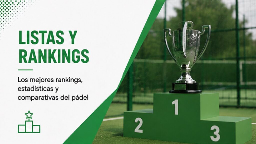 Listas y Rankings de Pádel