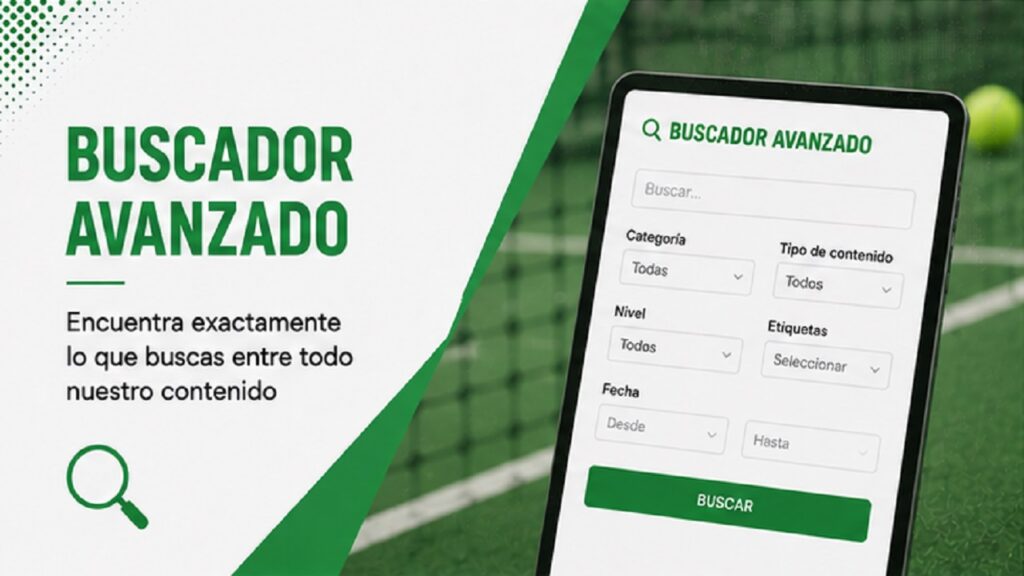 Buscador Avanzado de Pádel