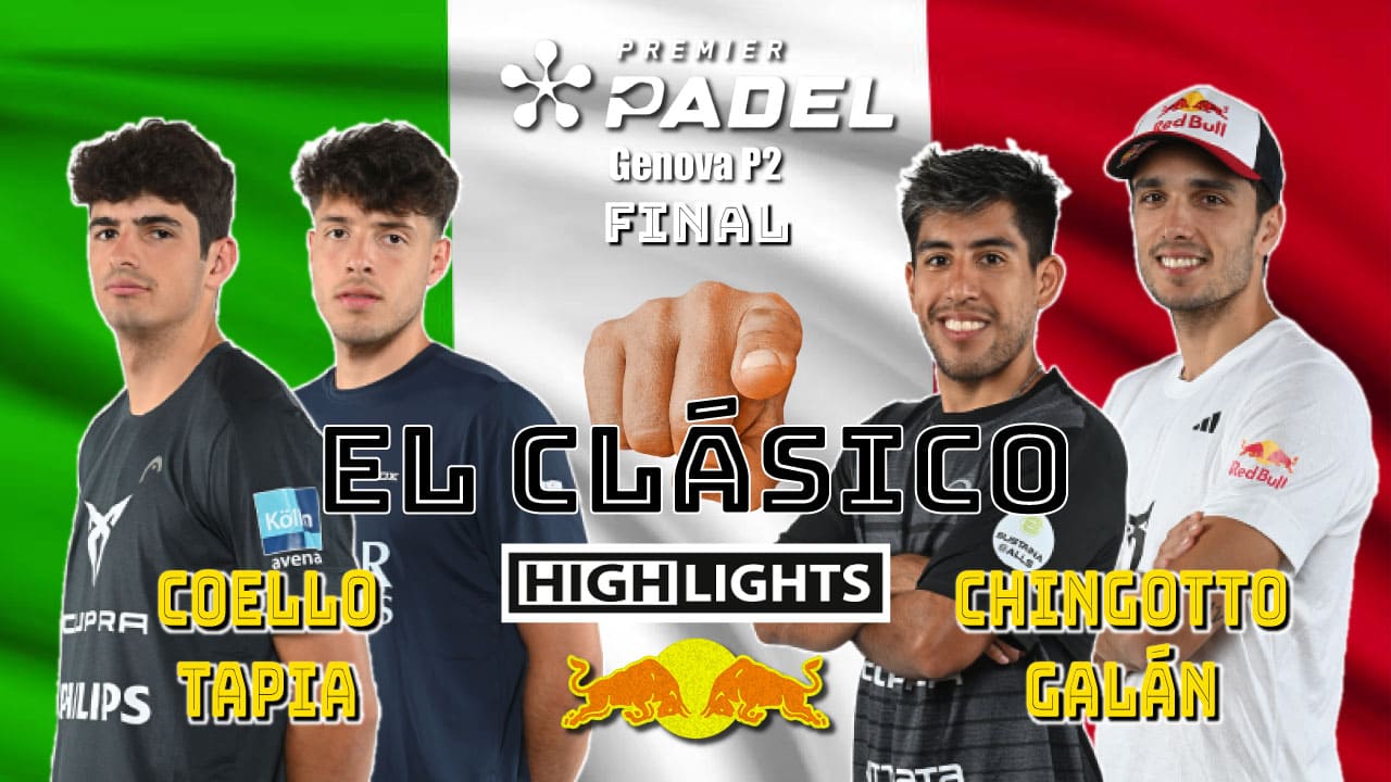 Coello Tapia vs Chingotto/Galán (Premier Padel Genova P2 2024 Final)