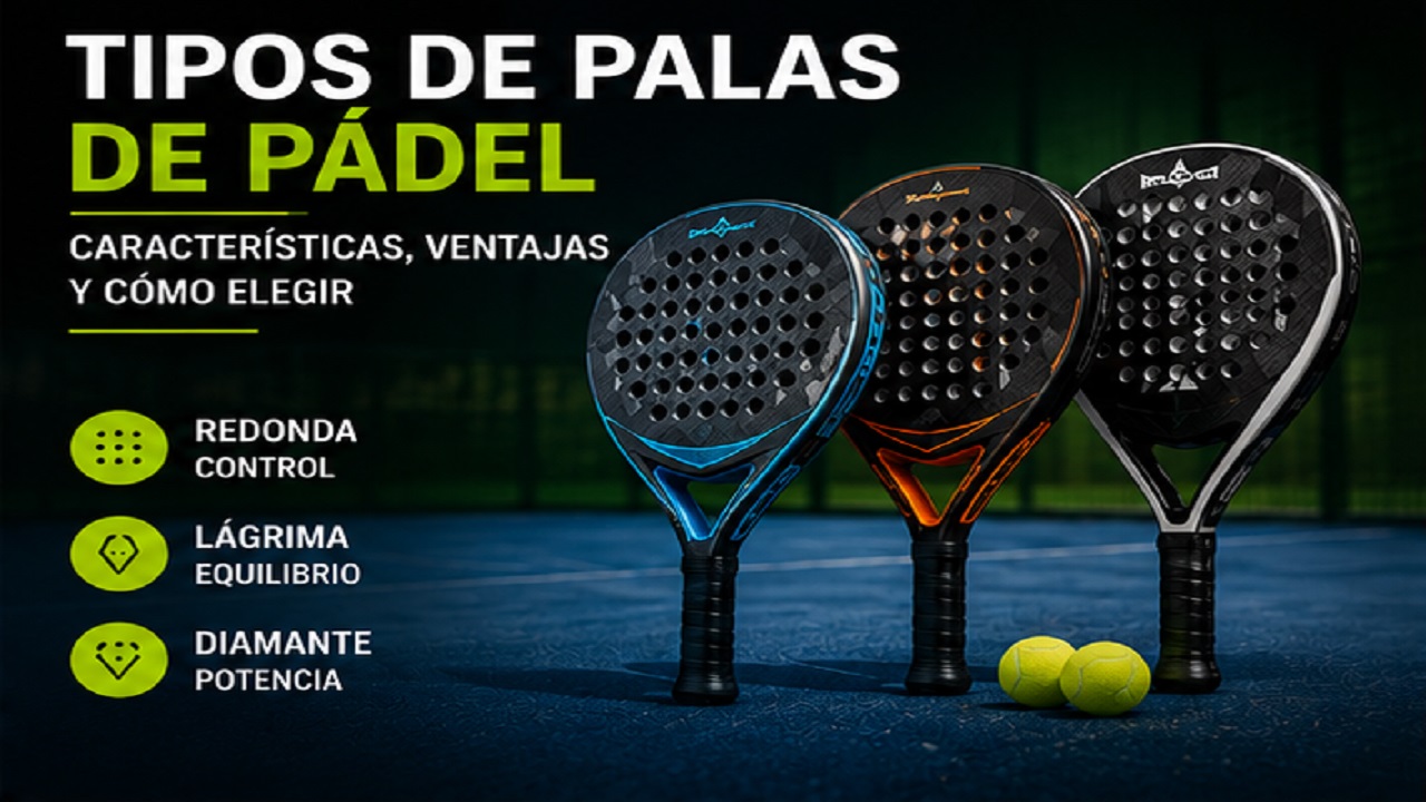 Tipos de Palas de Pádel: Características, Ventajas y Cómo Elegir