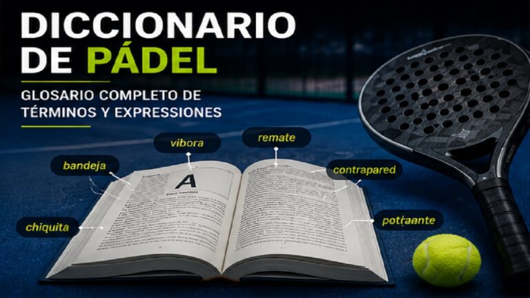 Diccionario de Pádel: Glosario Completo de Términos y Expresiones