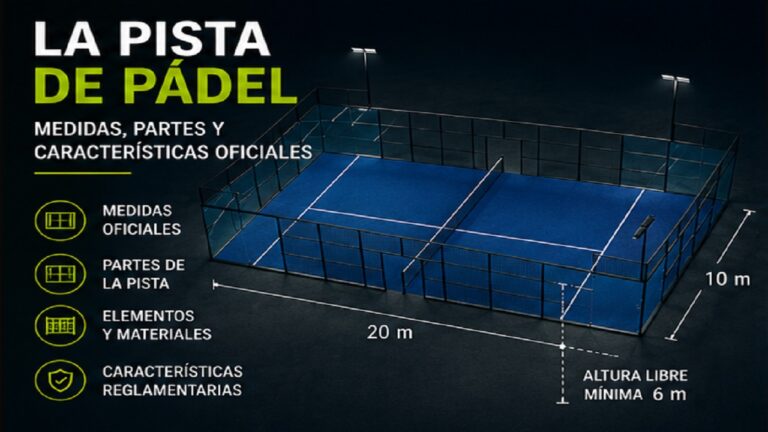 La Pista de Pádel: Medidas, Partes y Características Oficiales