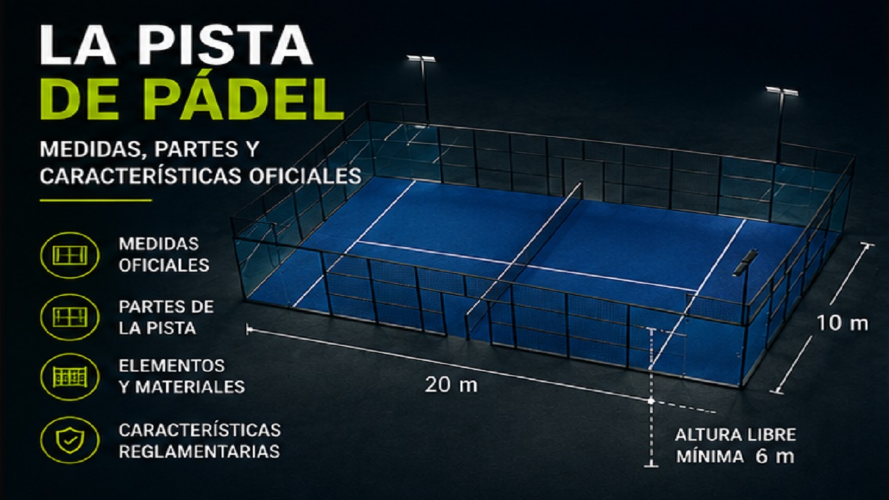 La Pista de Pádel: Medidas, Partes y Características Oficiales