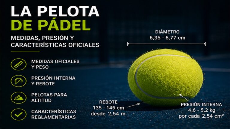La Pelota de Pádel: Medidas, Presión y Características Oficiales