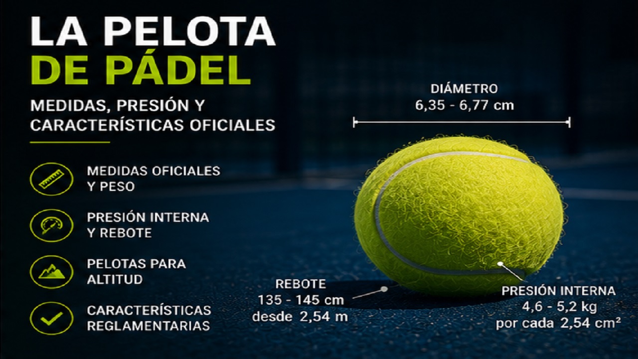 La Pelota de Pádel: Medidas, Presión y Características Oficiales