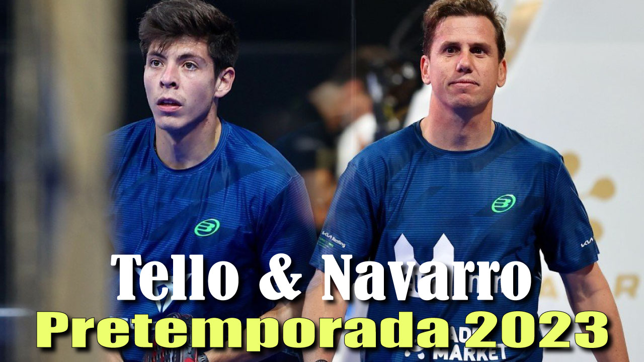 Tello y Navarro empiezan la pretemporada 2023 junto a su entrenador Rodri Ovide