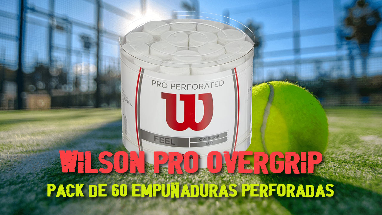 WILSON Pro Perforated Overgrip (60x) | TAMBOR de OVERGRIPS