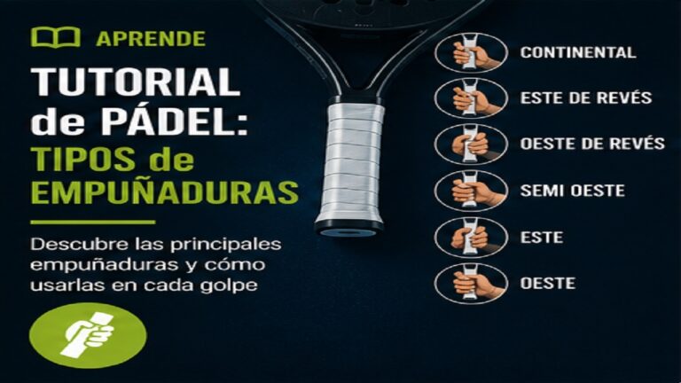 Empuñaduras de Pádel: Tipos, Características y Cuándo Utilizar Cada Una