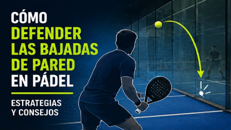 Cómo Defender las Bajadas de Pared en Pádel: Estrategias y Consejos