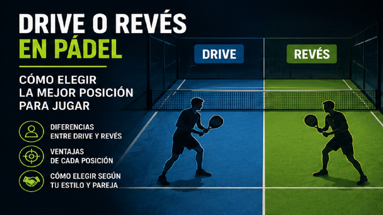 Drive o Revés en Pádel: Cómo Elegir la Mejor Posición para Jugar