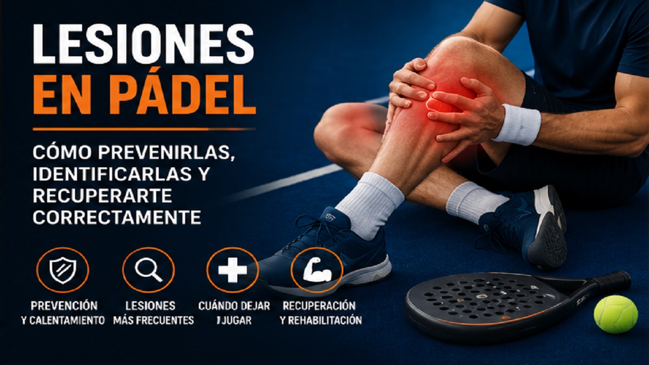 Lesiones en Pádel: Cómo Prevenirlas, Identificarlas y Recuperarte Correctamente