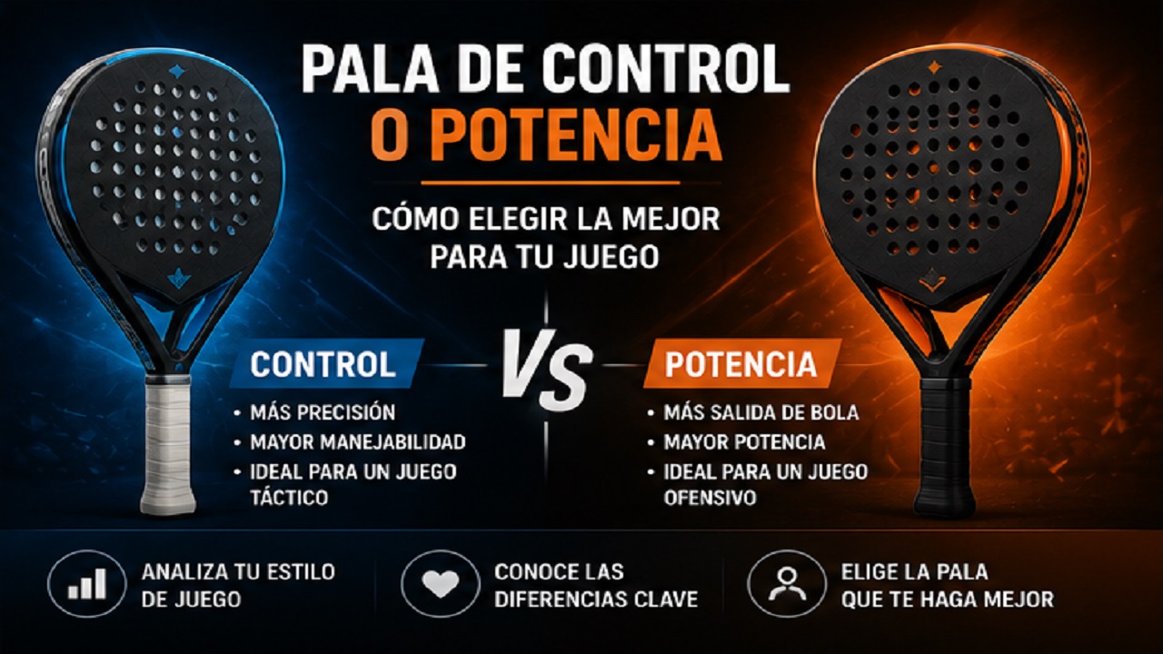 Pala de Control o Potencia: Cómo Elegir la Mejor para tu Juego