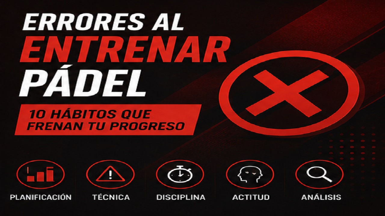 Errores al Entrenar Pádel: 10 Hábitos que Frenan tu Progreso
