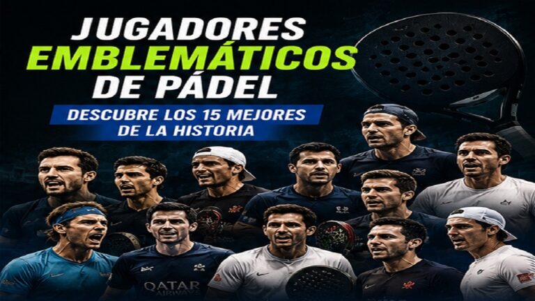 Jugadores Emblemáticos de Pádel: Descubre los 15 Mejores de la Historia