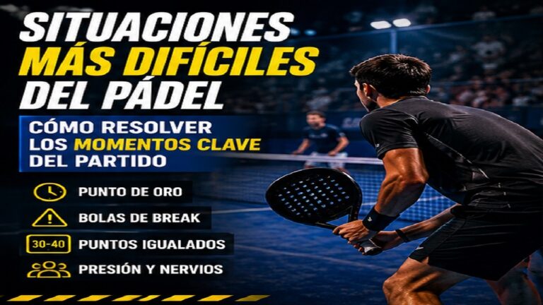 Las Situaciones Más Difíciles del Pádel: Cómo Resolver los Momentos Clave del Partido