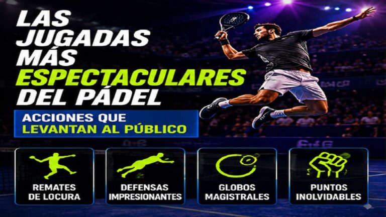 Las Jugadas Más Espectaculares del Pádel: Acciones que Levantan al Público