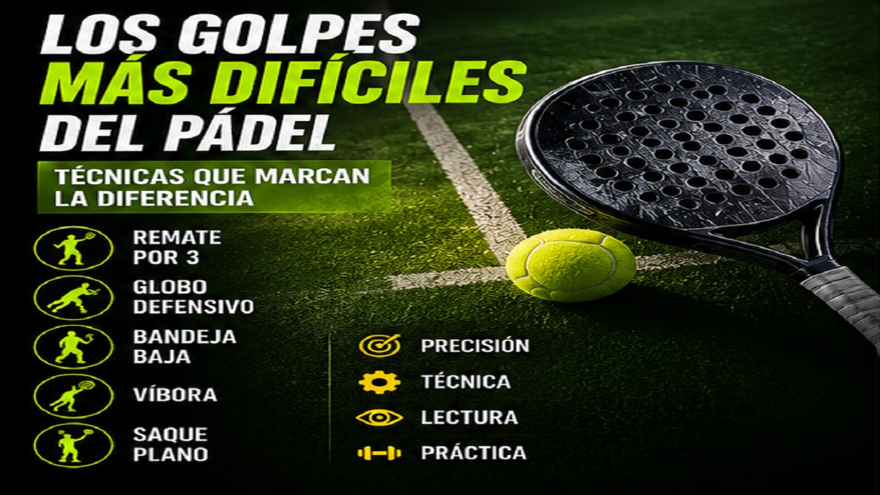 Los Golpes Más Difíciles del Pádel: Técnicas que Marcan la Diferencia
