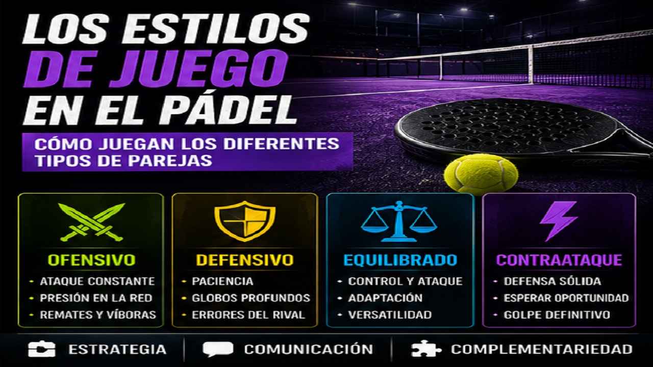 Los Estilos de Juego en el Pádel: Cómo Juegan los Diferentes Tipos de Parejas